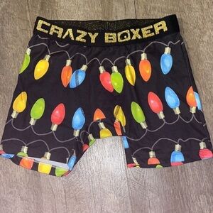 Medium crazy boxer Christmas lights soft boxer